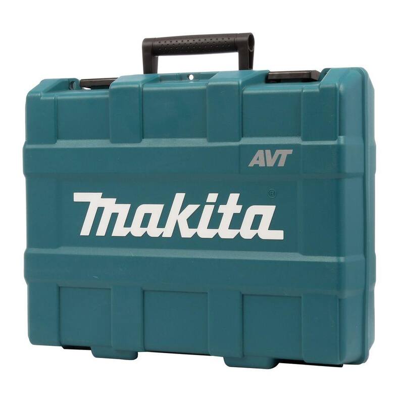 Martillo rotativo SDS-MAX con cable Makita de 11 amperios y 1-9/16 pulgadas con tecnología AVT (Anti-Vibration Technology) para concreto/mampostería con estuche resistente - HR4013C