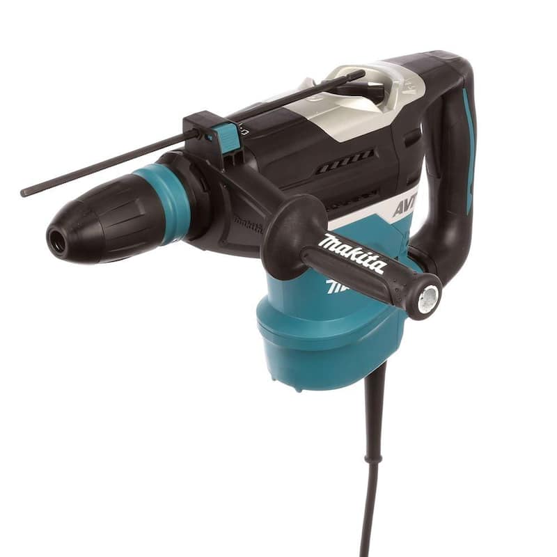 Martillo rotativo SDS-MAX con cable Makita de 11 amperios y 1-9/16 pulgadas con tecnología AVT (Anti-Vibration Technology) para concreto/mampostería con estuche resistente - HR4013C