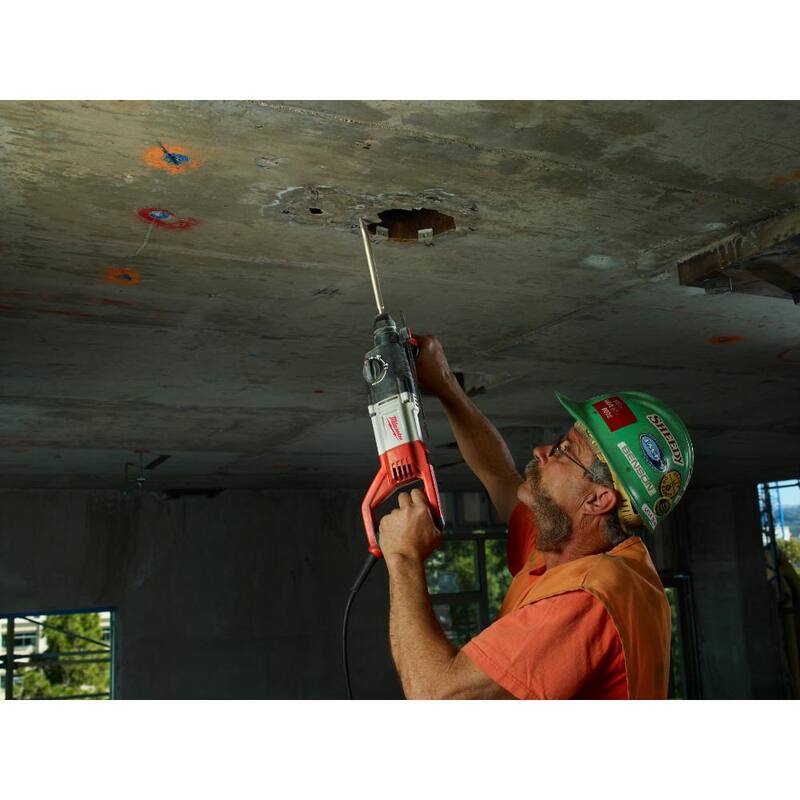 Martillo rotativo de mango en D con cable de 8 amperes y 1 pulgada SDS de Milwaukee - 5262-21