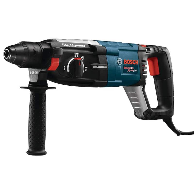 Bosch 8.5 amperios con cable 1-1/8 pulgadas SDS-Plus Martillo rotativo de concreto/mampostería de velocidad variable con estuche de transporte - GBH2-28L