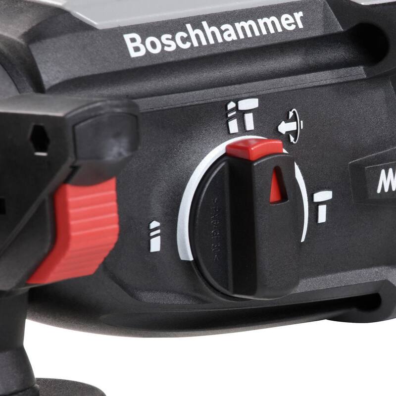 Bosch 8.5 amperios con cable 1-1/8 pulgadas SDS-Plus Martillo rotativo de concreto/mampostería de velocidad variable con estuche de transporte - GBH2-28L