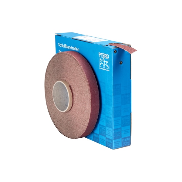 Rollo de tienda Pferd de 1" - Resina/pesado - Rollo de 50 yardas - Óxido de aluminio - 60 granos - 47116
