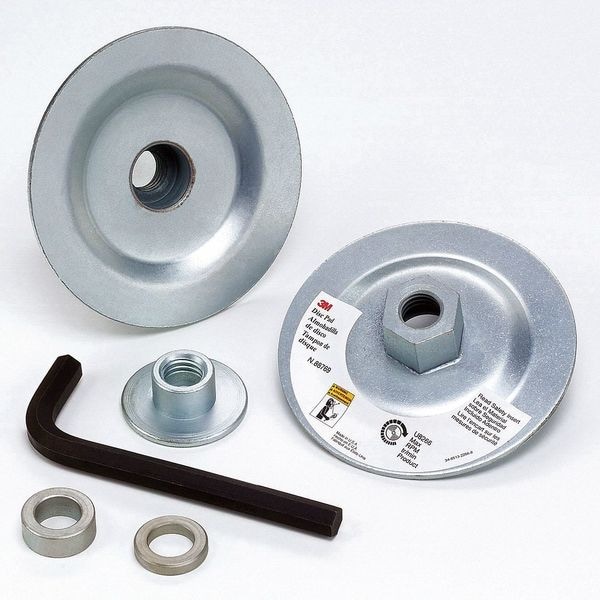 Soporte para disco de láminas 3M T27 88769, 4 pulgadas 5/8-11 - 88769