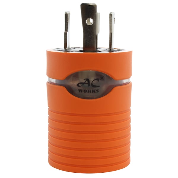 Ac Works 30A 4-Prong 125/250V L14-30P Plug to L14-20R 20A 4-Prong 125/250V Connector - ADL1430L1420