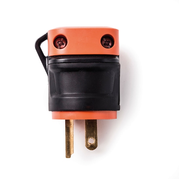 Easylife Tech 15 Amp 125V Grounded Repl Plug Heavy-Duty w/Rubber Grip UL Listed - 0-1115-R
