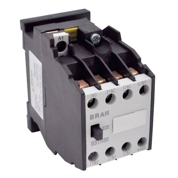Brah Electric , Direct Replacement 16A 600V 4P with 120VAC Closing Coil for World Series Contactor 3TH30 - B3TH30
