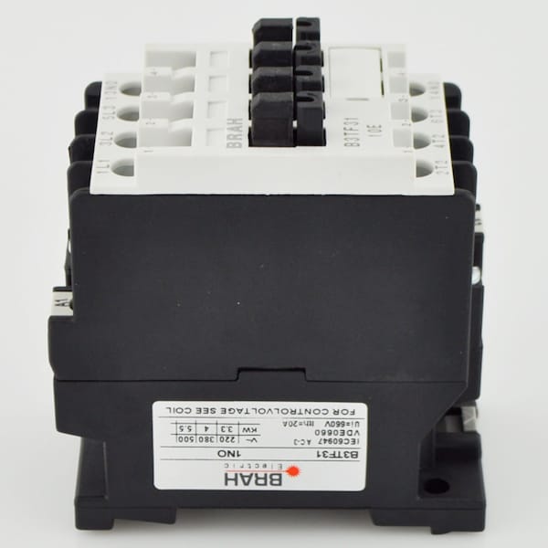 Brah Electric , Replacement 12A 600V 3P with 110/120VAC Closing Coil for World Series Contactor 3TF3110 - B3TF3110