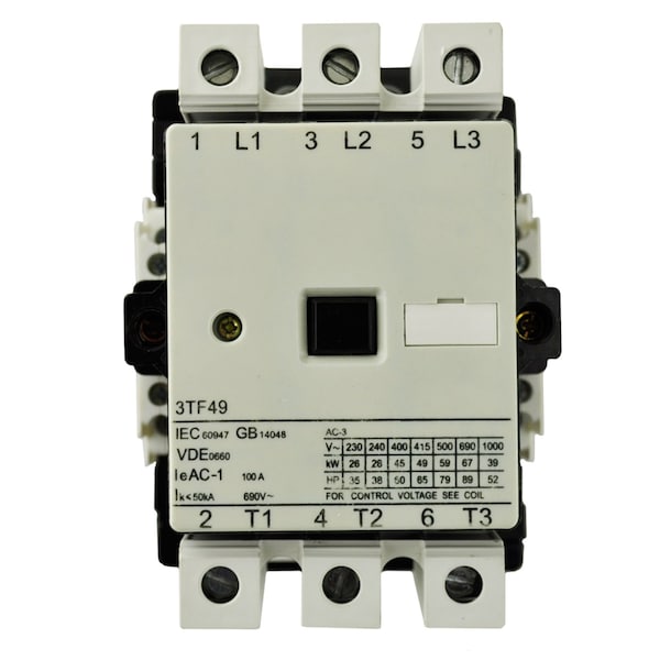 Brah Electric , Replacement 85A 600V 3P with 24VAC Coil for World Series Contactor 3TF4922-0AC2 - B3TF4922-0AC2