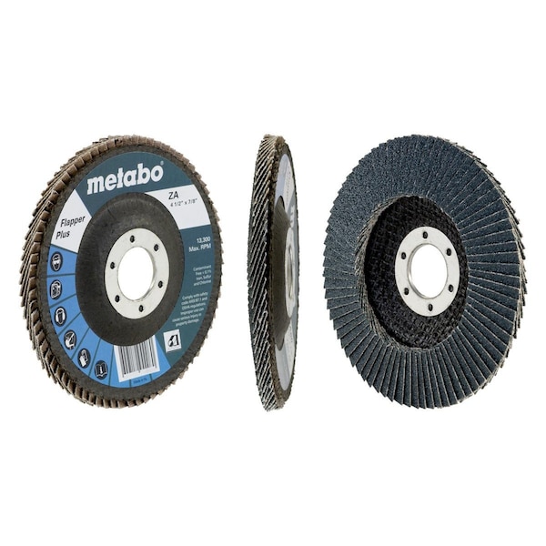 Disco de Láminas Metabo 4 1/2" Flapper Plus 60 7/8 T27 Fibra de Vidrio - 629482000