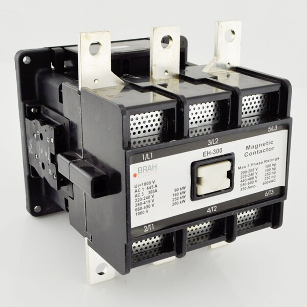 Brah Electric , Replacement 305A 600V 3P with 120VAC Coil for EH Series Contactor EH-300-30-22 - BEH-300-30-22