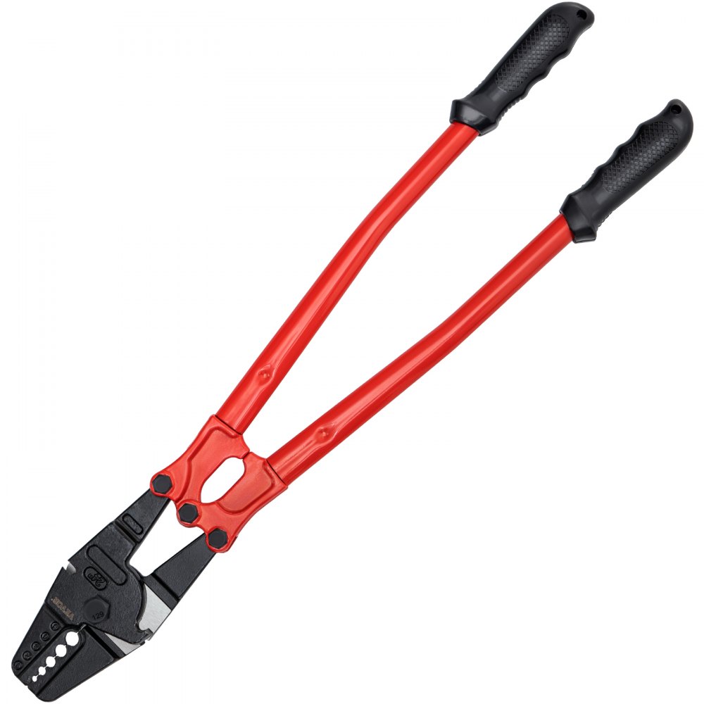 VEVOR Hand Swager Crimper 24 Inch,Swaging Tool 5 Cavity 1/16" 3/32" 1/8" 5/32" 3/16",Hand Cimping Tool for Copper Aluminum Oval Sleeves and Stop Sleeves,Wire Rope Crimping Tool Swage Tool Long Hand - YJQ24YC0000000001V0