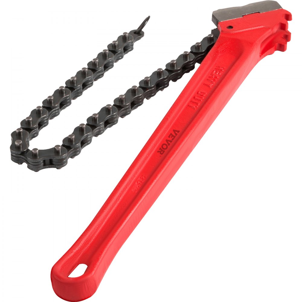 VEVOR Chain Wrench Pipe 36inch,Heavy Duty Oil Filter Chain Wrench Capacity 4-1/2 to 7-1/2inch ,Chain Wrench 30inch (760 mm) Chain Length Plumbing Pipe Tool - YGQ36INMSZXLTGZQ1V0