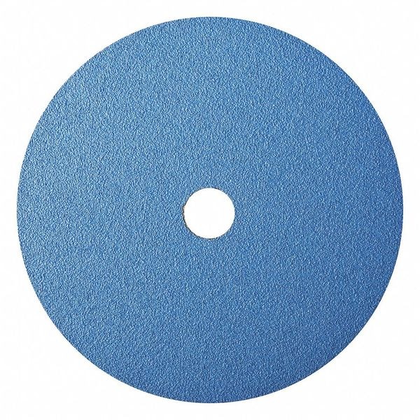 Disco de Fibra Zoro Select, 7", Montaje con Orificio de 7/8", Azul, Paquete de 25 - 78072775358