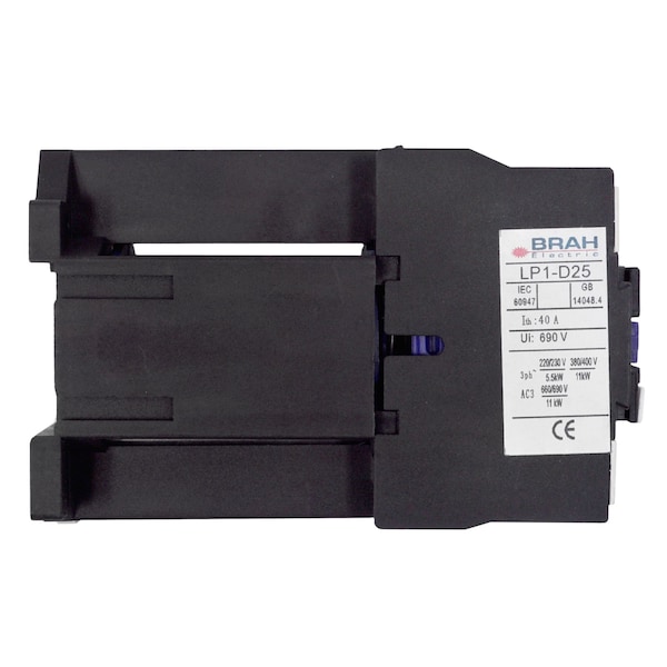 Brah Electric , Direct Replacement 40A 600V 3P with 120VDC Closing Coil for TeSys D Contactor LP1D25 - BLP1D25