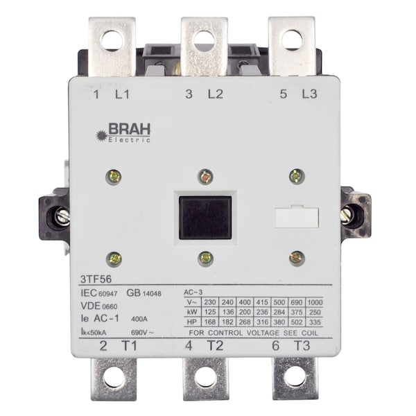 Brah Electric , Replacement 400A 600V 3P with 110/120VAC Coil for World Series Contactor 3TF5622-0AK6 - B3TF5622-0AK6