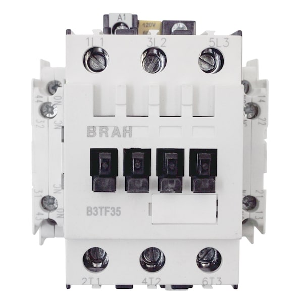 Brah Electric , Replacement 38A 600V 3P with 240VAC Coil for World Series Contactor 3TF3522-0AP6 - B3TF3522-0AP6