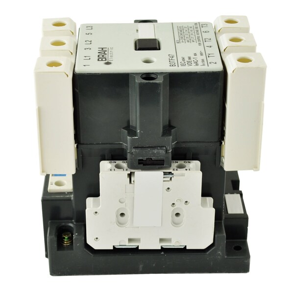 Brah Electric , Direct Replacement 63A 600V 3P with 110/120VAC Closing Coil for World Series Contactor 3TF47 - B3TF47
