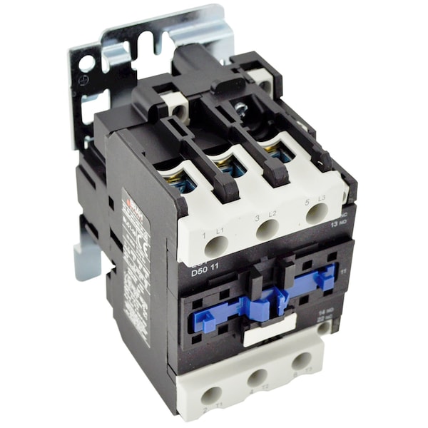 Brah Electric , Direct Replacement 80A 600V 3P with 110/120VAC Closing Coil for TeSys D Contactor LC1D50 - BLC1D50