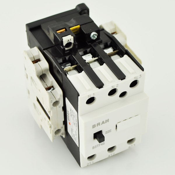 Brah Electric , Replacement 38A 600V 3P with 110/120VAC Closing Coil for World Series Contactor 3TF4522 - B3TF4522