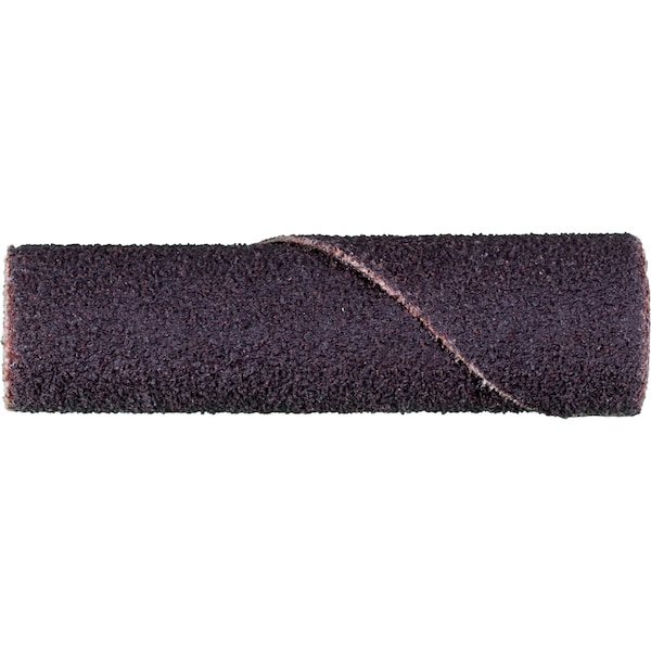 Rollo de cartucho de 1/2" x 2" para Pferd, 1/8" AH - Tipo sin conicidad, óxido de aluminio de grano 80 - 41601.