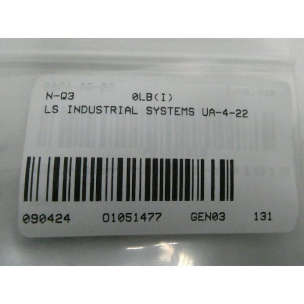 Ls Industrial Systems AXUILIARY CONTACT TOP MOUNT CONTACTOR PARTS AND ACCESSORY - UA-4-22