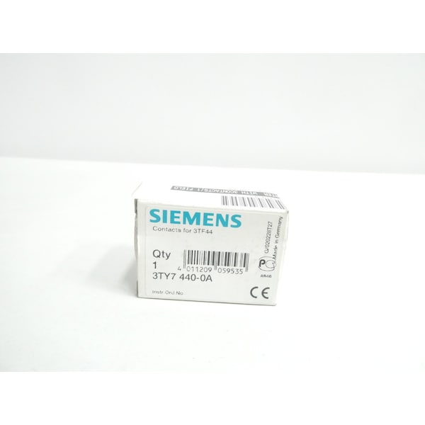 Siemens CONTACT KIT CONTACTOR PARTS AND ACCESSORY - 3TY7 440-0A