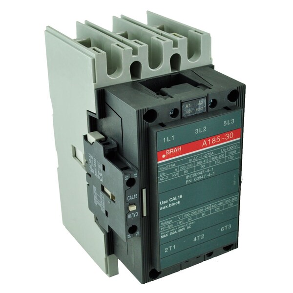 Brah Electric , Replacement 156A 600V 3P with 415/440VAC Coil for A-Line Contactor A185-30-11-86 - BA185-30-11-86
