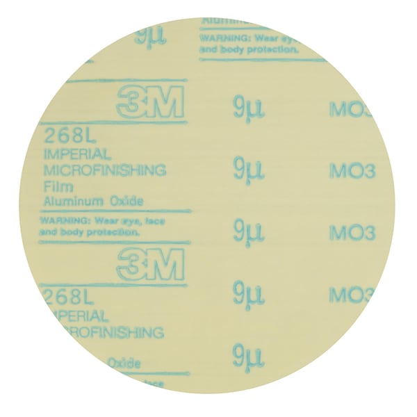 Disco de película de microacabado 3M, Tipo D, Azul, 5"xNH - 268L 848