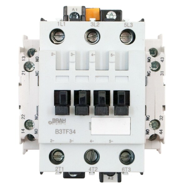 Brah Electric , Replacement 32A 600V 3P with 110/120VAC Coil for World Series Contactor 3TF3422-0AK6 - B3TF3422-0AK6