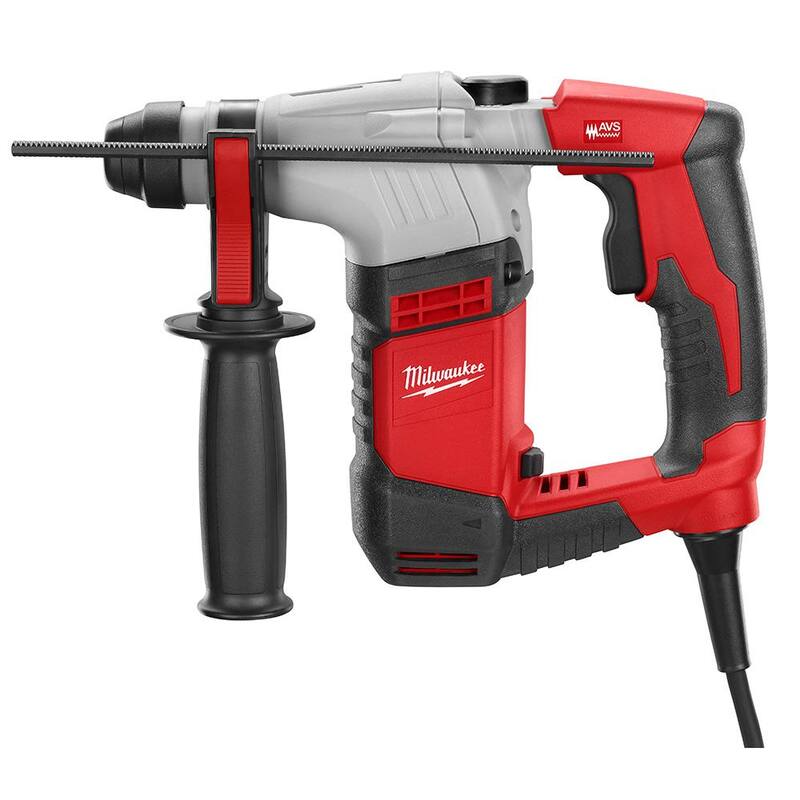 Kit de Taladro Rotativo de Martillo Milwaukee de 5.5 Amp 5/8 pulg. con Cable SDS-plus para Concreto/Mampostería con Estuche - 5263-21