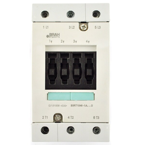 Brah Electric , Direct Replacement 95A 600V 3P with 120VAC Closing Coil for Sirius Contactor 3RT1046 - B3RT1046