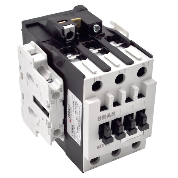 Brah Electric , Replacement 38A 600V 3P with 110/120VAC Coil for World Series Contactor 3TF3522-0AK6 - B3TF3522-0AK6