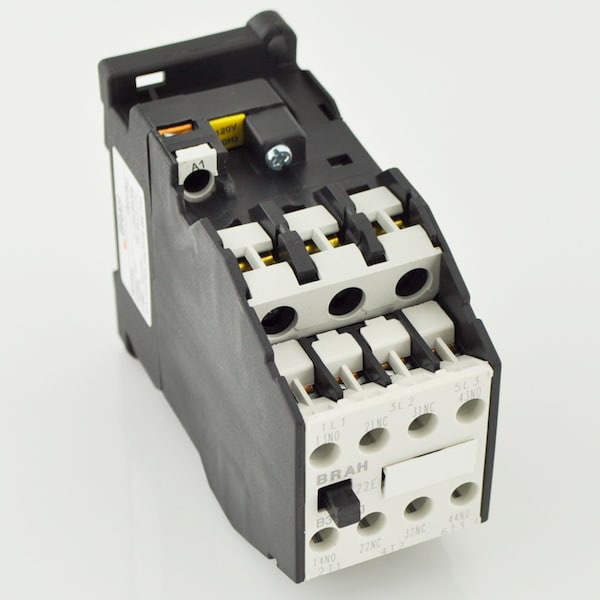 Brah Electric , Replacement 22A 600V 3P with 480VAC Coil for World Series Contactor 3TF4322-0AV0 - B3TF4322-0AV0