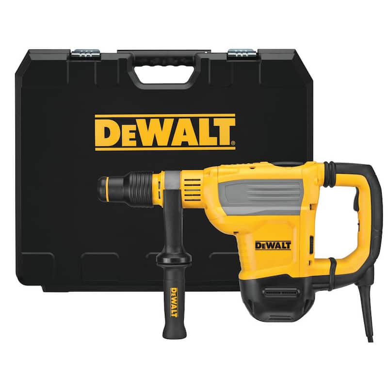 Martillo rotativo combinado SDS MAX de 1-3/4 pulgadas DEWALT con estuche y mango lateral - D25614K