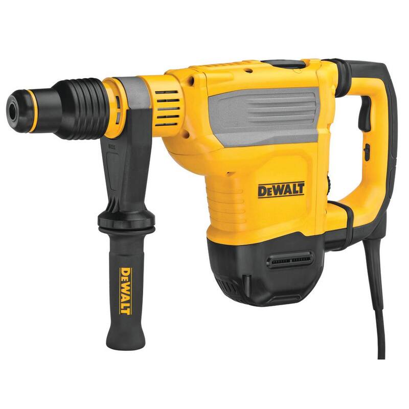 Martillo rotativo combinado SDS MAX de 1-3/4 pulgadas DEWALT con estuche y mango lateral - D25614K