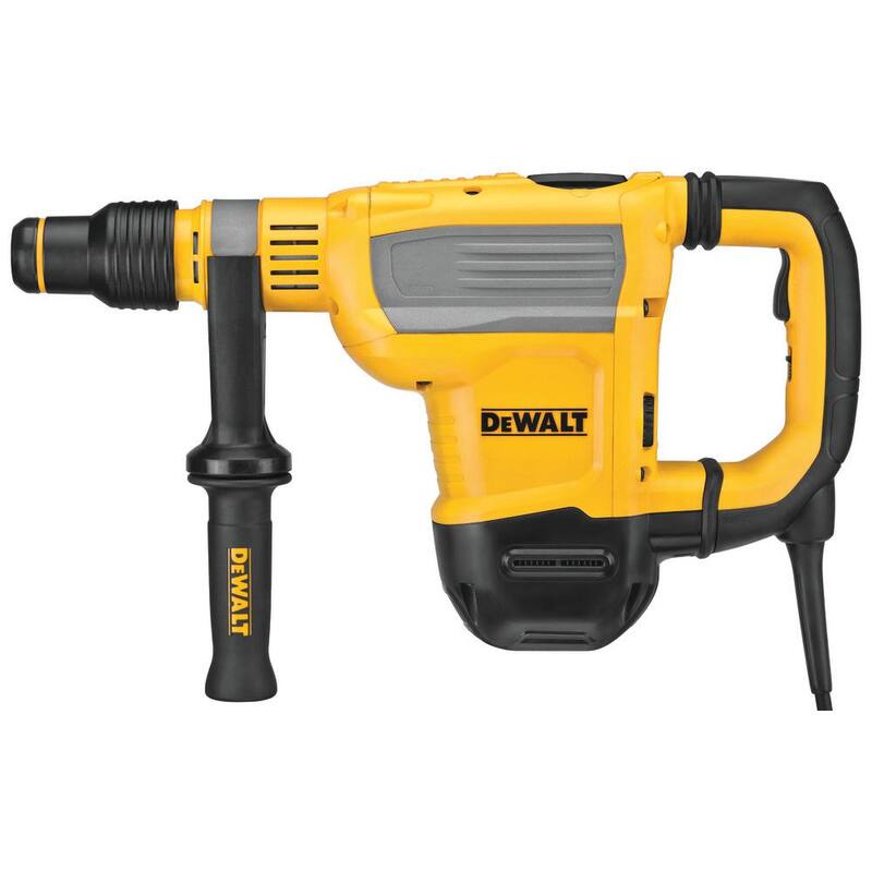 Martillo rotativo combinado SDS MAX de 1-3/4 pulgadas DEWALT con estuche y mango lateral - D25614K