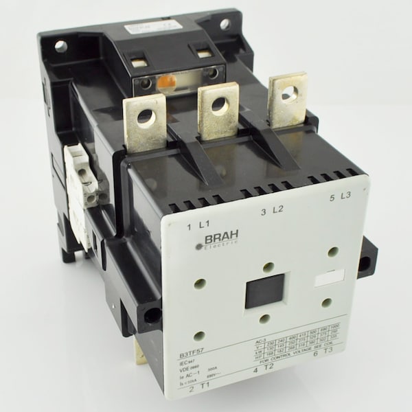 Brah Electric , Replacement 450A 600V 3P with 110/120VAC Closing Coil for World Series Contactor 3TF5722 - B3TF5722