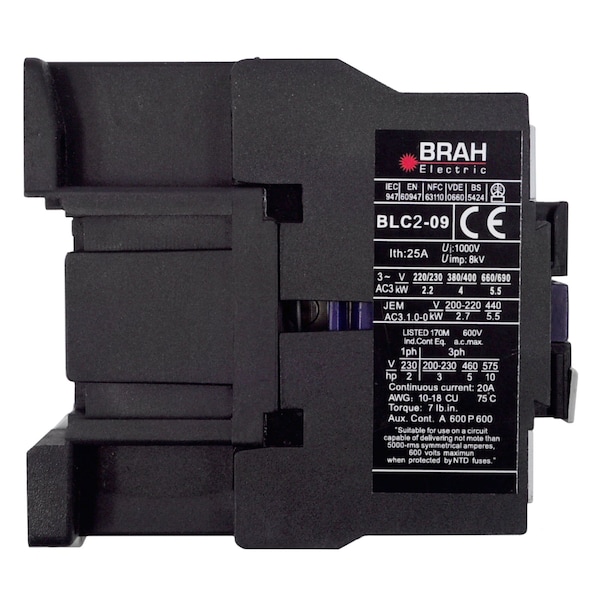 Brah Electric , Replacement 50A 600V 3P with 240VAC Closing Coil for TeSys D Contactor LC2D3210-U7 - BLC2D3210-U7