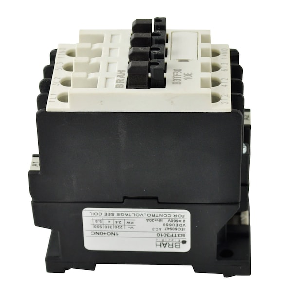 Brah Electric , Direct Replacement 9A 600V 3P with 110/120VAC Closing Coil for World Series Contactor 3TF30 - B3TF30