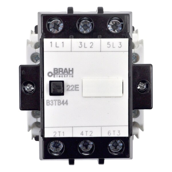 Brah Electric , Direct Replacement 32A 600V 3P with 110/120VAC Closing Coil for World Series Contactor 3TB44 - B3TB44