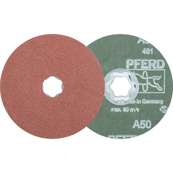 Disco de fibra Pferd Combiclick, 4-1/2", Al/Oxd, 50 - 40093