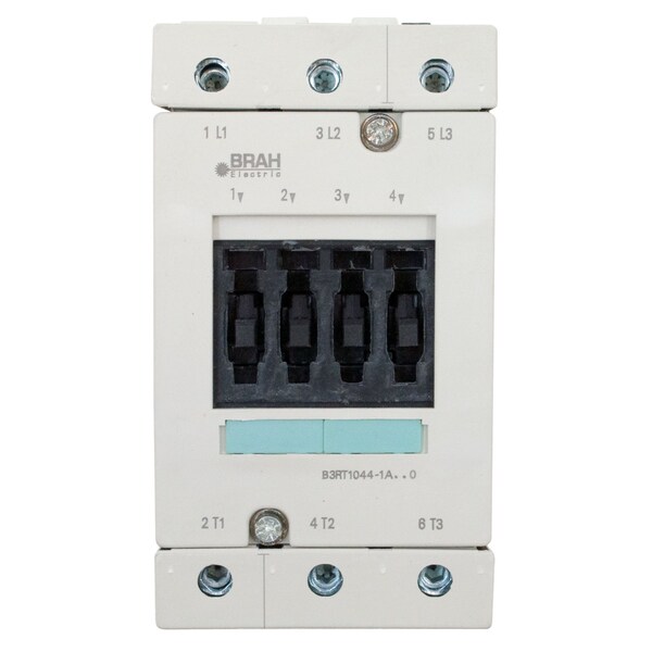 Brah Electric , Direct Replacement 65A 600V 3P with 120VAC Closing Coil for Sirius Contactor 3RT1044 - B3RT1044