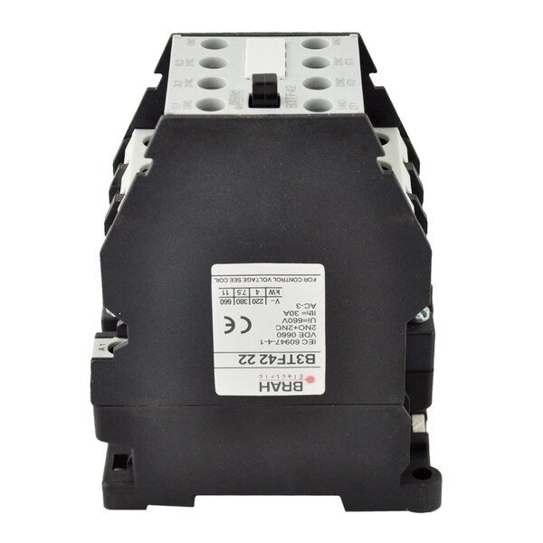 Brah Electric , Direct Replacement 16A 600V 3P with 110/120VAC Closing Coil for World Series Contactor 3TF42 - B3TF42