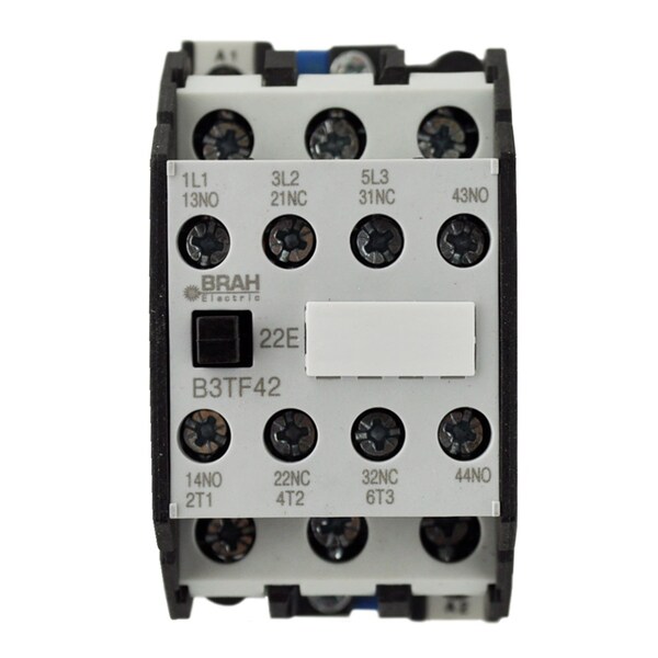 Brah Electric , Direct Replacement 16A 600V 3P with 110/120VAC Closing Coil for World Series Contactor 3TF42 - B3TF42