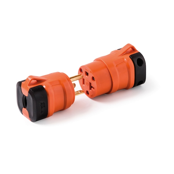 Easylife Tech 20 Amp 125V Grounded Replacement Connector HD w/Rigid Grip UL Listed - 0-2120