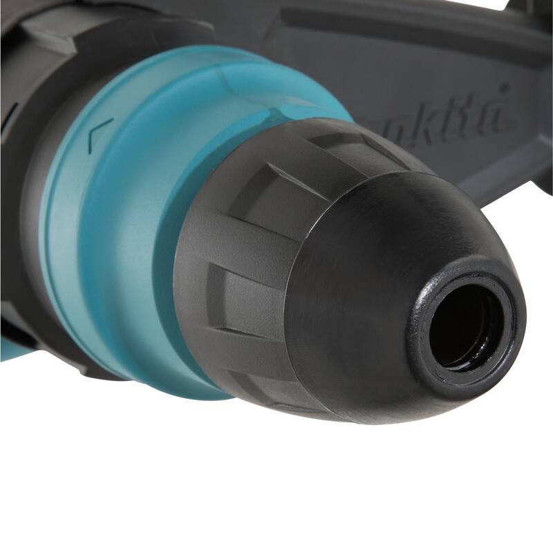 Martillo rotativo Makita de 15 amperes y 2 pulgadas con cable SDS-MAX para concreto/mampostería con tecnología avanzada AVT (Anti-Vibration Technology) con estuche rígido - HR5212C