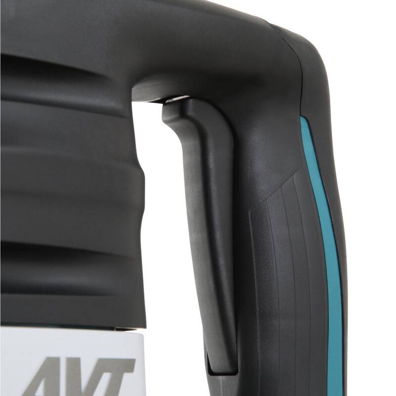 Martillo rotativo Makita de 15 amperes y 2 pulgadas con cable SDS-MAX para concreto/mampostería con tecnología avanzada AVT (Anti-Vibration Technology) con estuche rígido - HR5212C