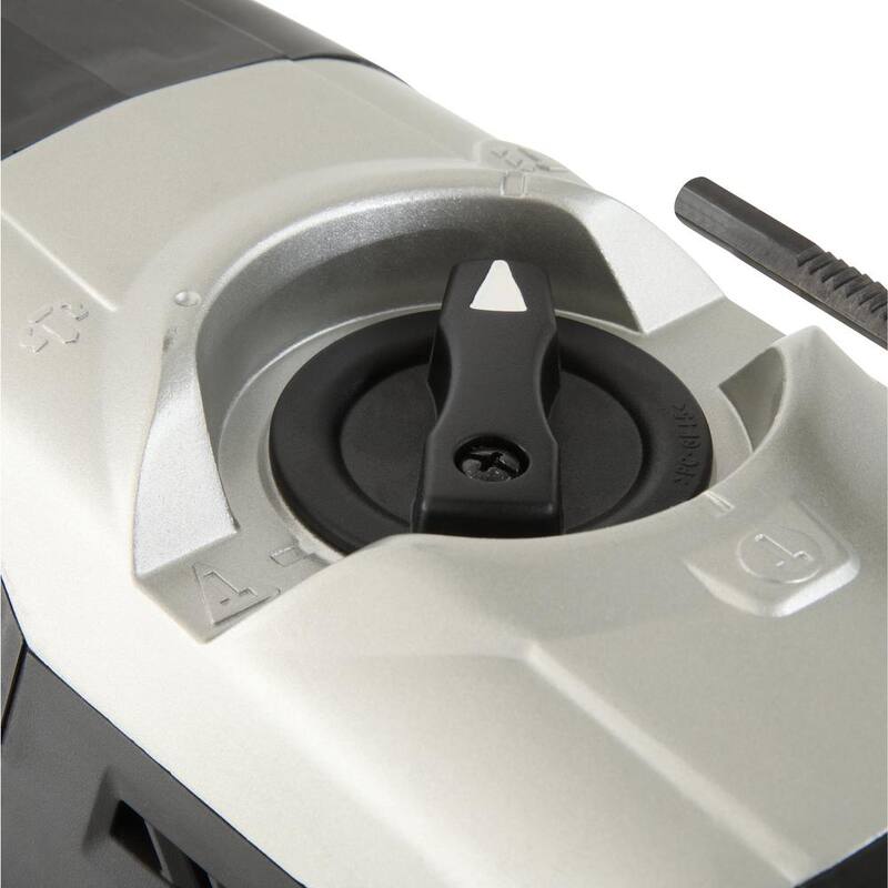 Martillo rotativo Makita de 15 amperes y 2 pulgadas con cable SDS-MAX para concreto/mampostería con tecnología avanzada AVT (Anti-Vibration Technology) con estuche rígido - HR5212C