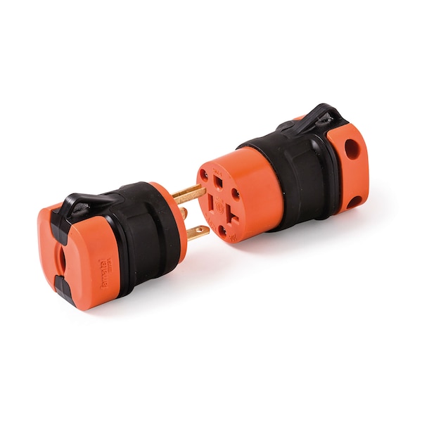 Easylife Tech 20 Amp 125V Grnd Replacement Connector HD w/Rubber Grip UL Listed - 0-2120-R