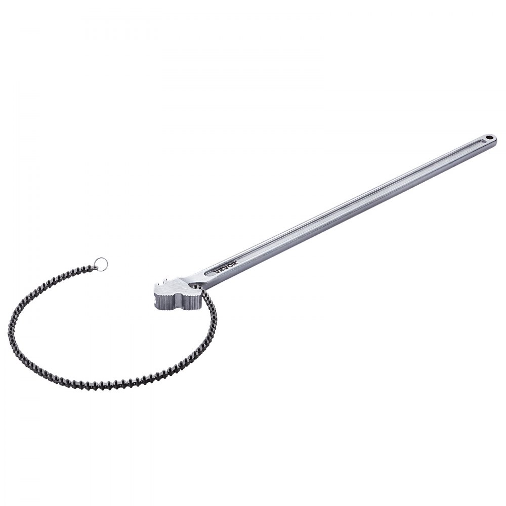 VEVOR Chain Wrench, 48 inch Chain Pipe Wrench, 13.4 inch Diameter Capacity, CRV Reversible Pipe Fitting Tool Wrench with High Strength Jaw and Ergonomic Handle, for Pipe Installation and Car Repair - GQBSLT48INCHG4URHV0